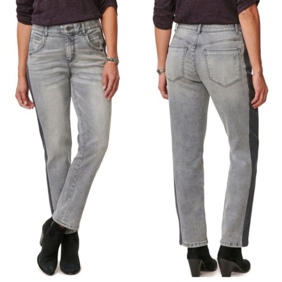 Wit & Wisdom Denim - 🕶️Wit&Wisdom Ab Soultion High Rise Slim Straight Denim 16 Tuxedo Grey Jeans
